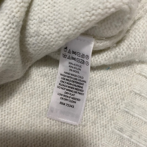 Rachel Zoe Los Angeles‎ Women's Fuzzy Turtleneck Long Sleeve Sweater Size Medium - Picture 9 of 9